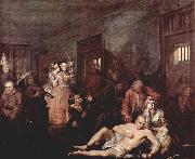 William Hogarth Der Lebensweg eines Wustlings oil